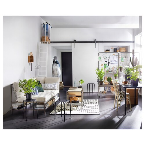 GHẾ ĐẨU TRÒN MARIUS IKEA - ĐEN 45 cm