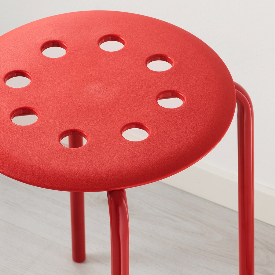 GHẾ ĐẨU TRÒN MARIUS IKEA - ĐỎ 45 cm