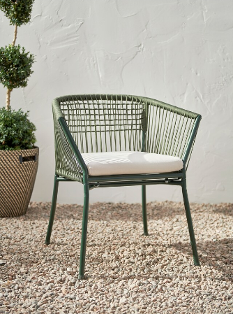 GHẾ CÓ ĐỆM NGOÀI TRỜI SEGERÖN IKEA - XANH/BE