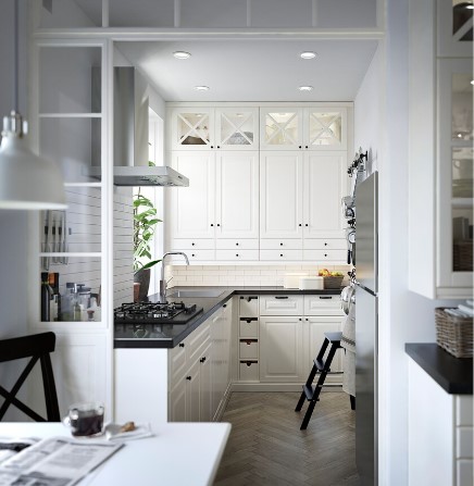 GHẾ GẬP BẬC THANG 3 BẬC BEKVÄM IKEA - MÀU ĐEN 63 cm