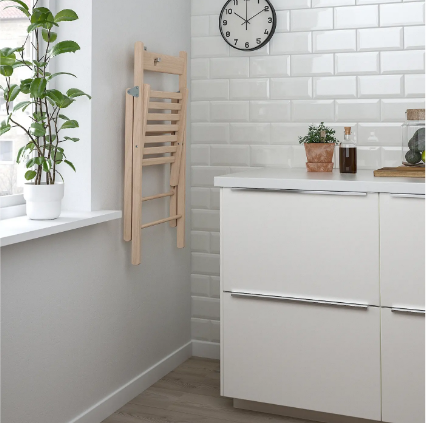 NỘI THẤT THÔNG MINH GHẾ GẤP FRÖSVI IKLEA - GỖ SỒI
