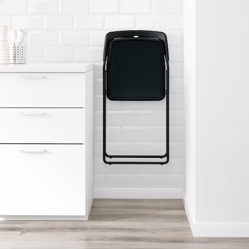 COMBO SET 10 GHẾ GẤP THÔNG MINH NISSE IKEA - ĐEN