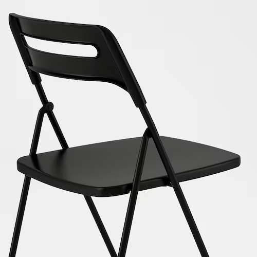 COMBO SET 10 GHẾ GẤP THÔNG MINH NISSE IKEA - ĐEN