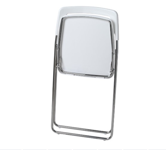 SET BÀN 2 GHẾ PHÒNG ĂN MELLTORP / NISSE IKEA - TRẮNG CROM 75x75 cm