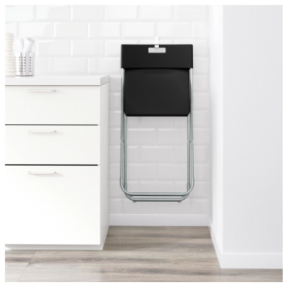 GHẾ GẤP THÔNG MINH GUNDE IKEA - ĐEN