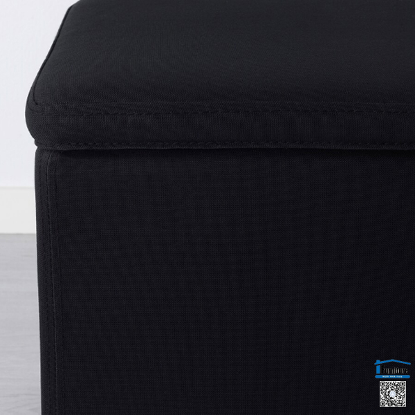 GHẾ KẾT HỢP HỘP LƯU TRỮ BOSNÄS IKEA - Màu đen