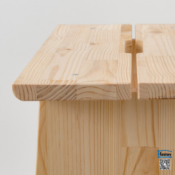 GHẾ LƯU TRỮ PERJOHAN IKEA - Màu gỗ