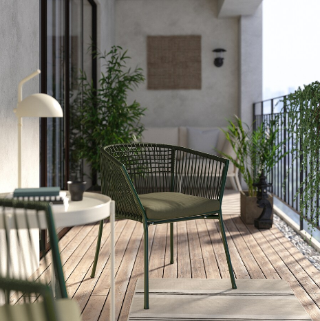 GHẾ NGOÀI TRỜI SEGERÖN IKEA - XANH LÁ