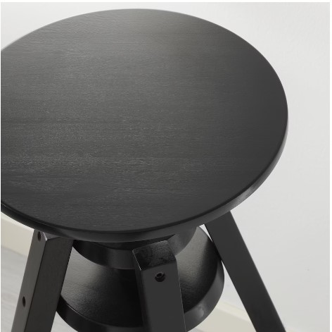 GHẾ QUẦY BAR DALFRED IKEA - ĐEN 63-74 cm