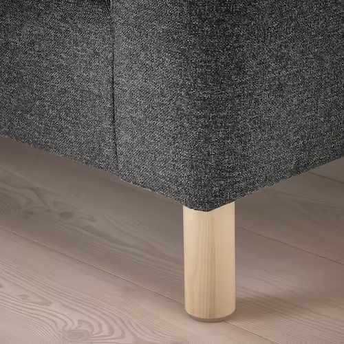 GHẾ GIƯỜNG SOFA 2 CHỖ PÄRUP IKEA - XÁM ĐEN