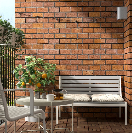 GHẾ SOFA 2 CHỖ NGOÀI TRỜI JOLPEN IKEA - XÁM TRẮNG 100x59x67 cm