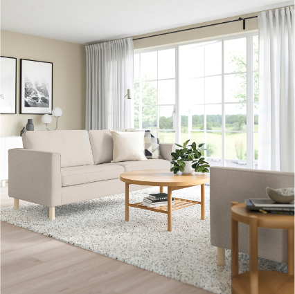 GHẾ SOFA 3 CHỖ NGỒI PÄRUP IKEA - BE Gunnared