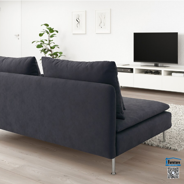 GHẾ SOFA DESÖRHAMN IKEA - Màu xám đen