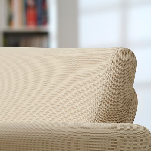 GHẾ SOFA 2 CHỖ VACKERBY IKEA - BE XÁM