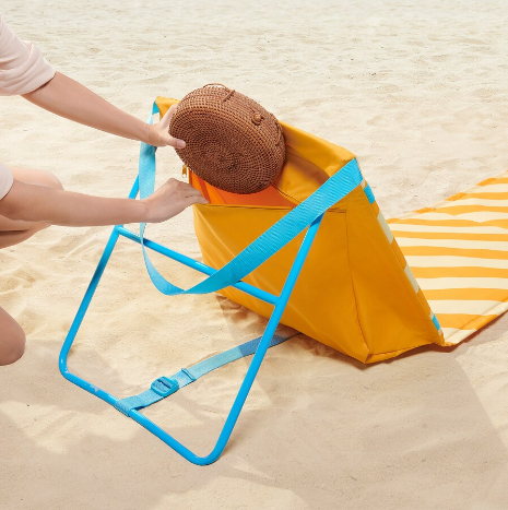 GHẾ TẮM NẮNG STRANDÖN IKEA - VÀNG XANH