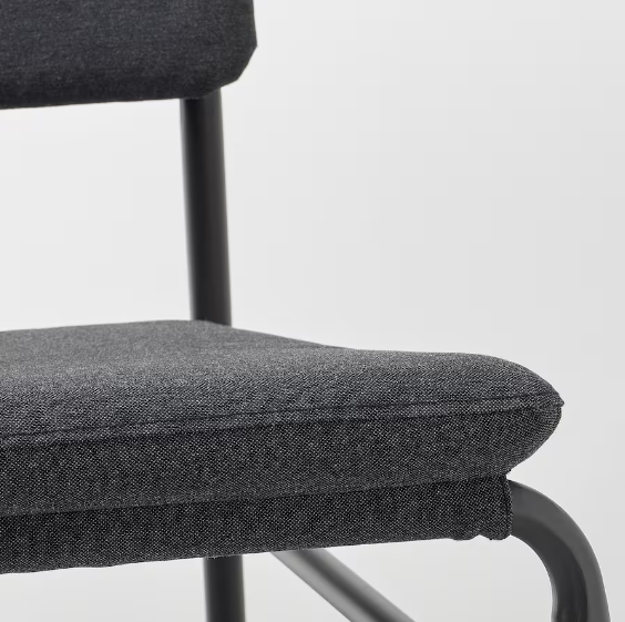 GHẾ THƯ GIÃN LINNEBACK IKEA - XÁM ĐẬM