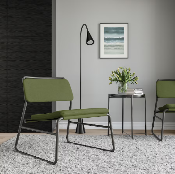 GHẾ THƯ GIÃN LINNEBACK IKEA - XANH ÔLIU