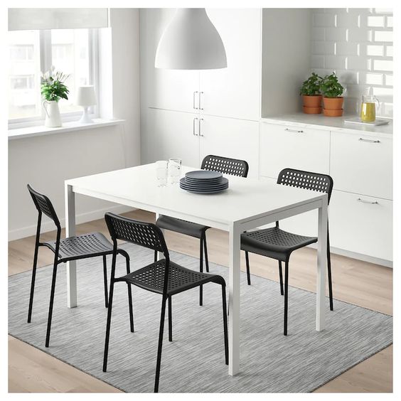 GHẾ TỰA ADDE IKEA - MÀU ĐEN