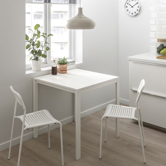 GHẾ TỰA ADDE IKEA - MÀU TRẮNG