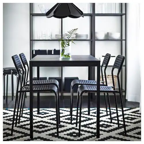 GHẾ TỰA ADDE IKEA - MÀU ĐEN
