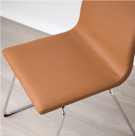 GHẾ TỰA LILLÅNÄS IKEA - MẠ CROM/NÂU