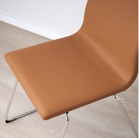 GHẾ TỰA LILLÅNÄS IKEA - MẠ CROM/VÀNG NÂU