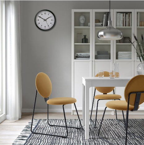 GHẾ TỰA MÅNHULT IKEA - ĐEN/VÀNG NÂU