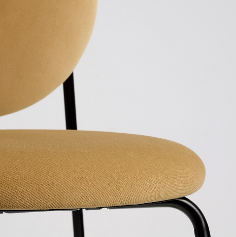 GHẾ TỰA MÅNHULT IKEA - ĐEN/VÀNG NÂU