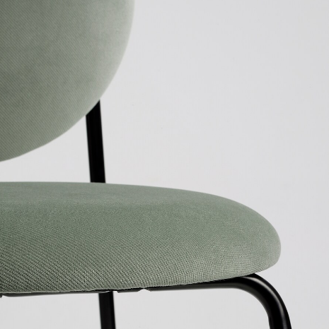 GHẾ TỰA MÅNHULT IKEA - ĐEN/XÁM XANH