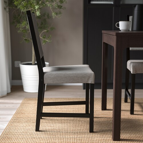 GHẾ TỰA STEFAN IKEA - NÂU ĐEN