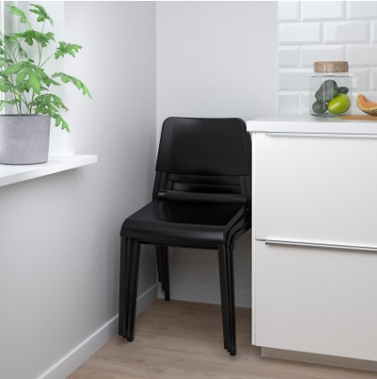 GHẾ TỰA TEODORES IKEA - ĐEN