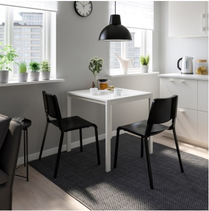 GHẾ TỰA TEODORES IKEA - ĐEN