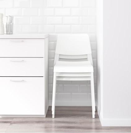 GHẾ TỰA TEODORES IKEA - TRẮNG