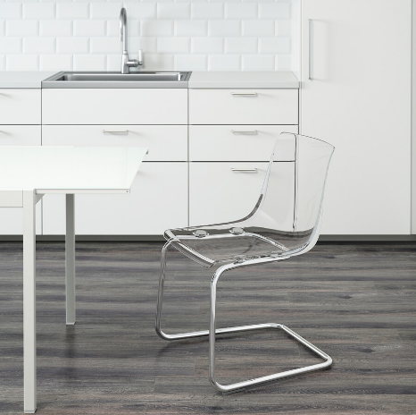 GHẾ TỰA TOBIAS IKEA - TRẮNG