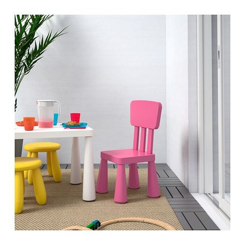 GHẾ TỰA TRẺ EM MAMMUT IKEA - HỒNG