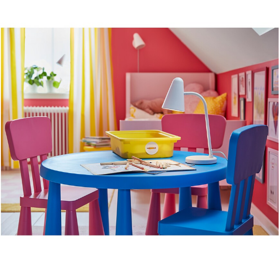 GHẾ TỰA TRẺ EM MAMMUT IKEA - XANH DƯƠNG