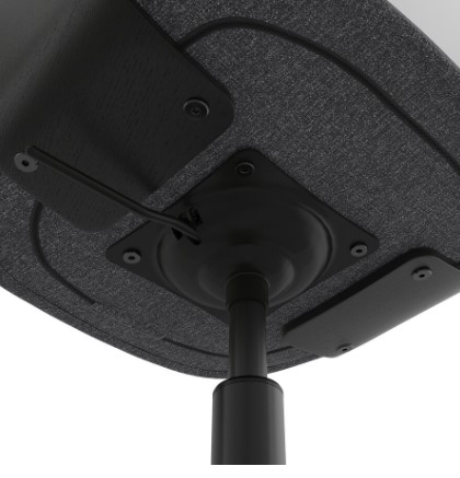 GHẾ VĂN PHÒNG FJÄLLBERGET IKEA - ĐEN / XÁM