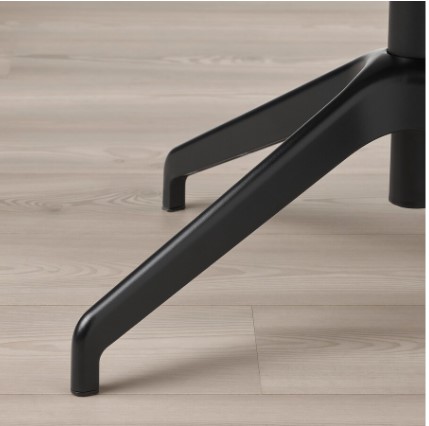 GHẾ VĂN PHÒNG FJÄLLBERGET IKEA - ĐEN / XÁM