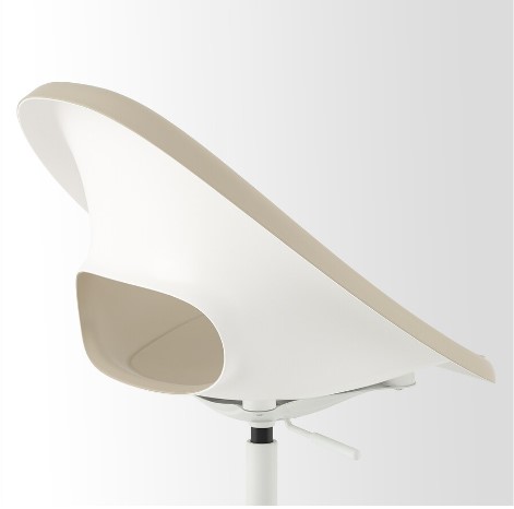 GHẾ XOAY ELDBERGET / MALSKÄR IKEA - BE / TRẮNG