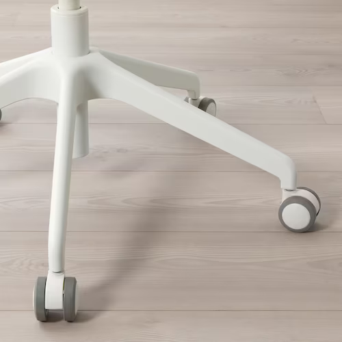 GHẾ XOAY VĂN PHÒNG CÓ TAY VỊN HATTEFJÄLL IKEA - BE/TRẮNG