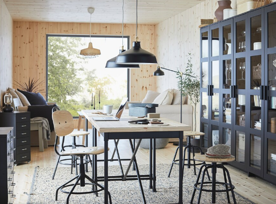 GHẾ XOAY KULLABERG IKRA - SỒI/ĐEN