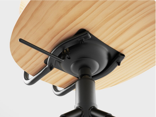 GHẾ XOAY KULLABERG IKRA - SỒI/ĐEN