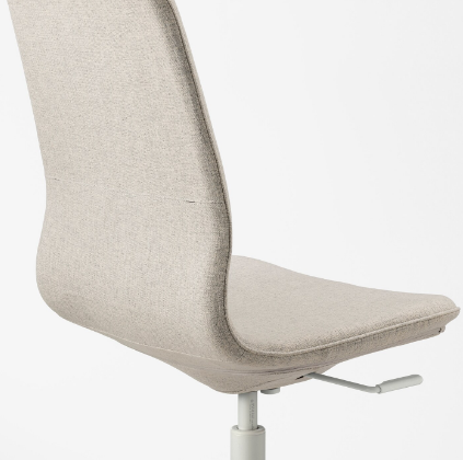 GHẾ XOAY VĂN PHÒNG LÅNGFJÄLL IKEA - BE/TRẮNG