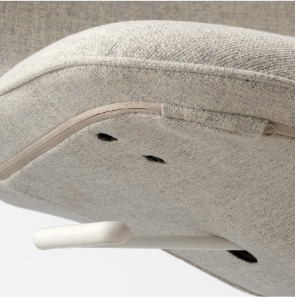GHẾ XOAY VĂN PHÒNG LÅNGFJÄLL IKEA - BE/TRẮNG