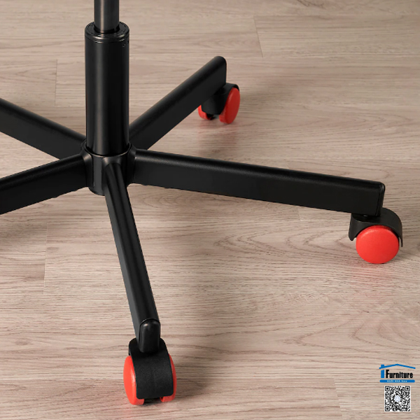 GHẾ XOAY VĂN PHÒNG/GHẾ CHƠI GAME HUVUDSPELARE IKEA - ĐEN/ĐỎ