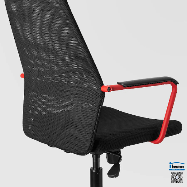 GHẾ XOAY VĂN PHÒNG/GHẾ CHƠI GAME HUVUDSPELARE IKEA - ĐEN/ĐỎ