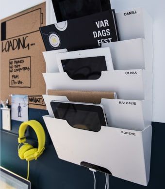 GIÁ CHIA TÀI LIỆU KVISSLE IKEA - TRẮNG