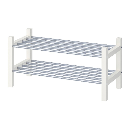 GIÁ ĐỂ GIẦY TJUSIG IKEA - TRẮNG 79x32x37cm