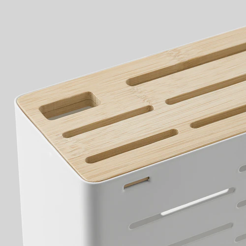 GIÁ ĐỠ DAO KÉO AVSTEG IKEA - TRẮNG 17x9x23 cm