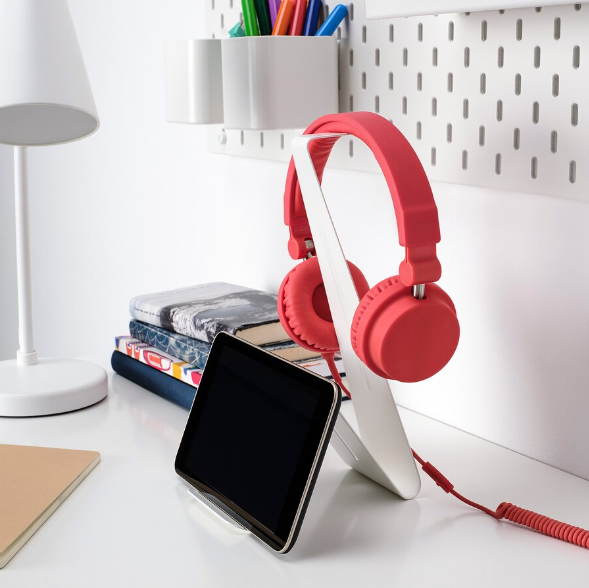 GIÁ ĐỠ MÁY TÍNH BẢNG VÀ TAI NGHE MÖJLIGHTET IKEA - TRẮNG